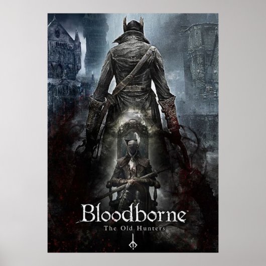 Bloodborne de oude jagers poster (Voorkant)
