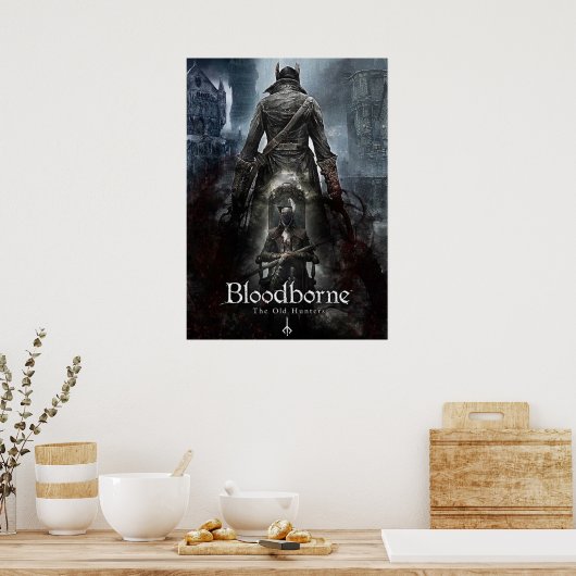 Bloodborne de oude jagers poster (Keuken)