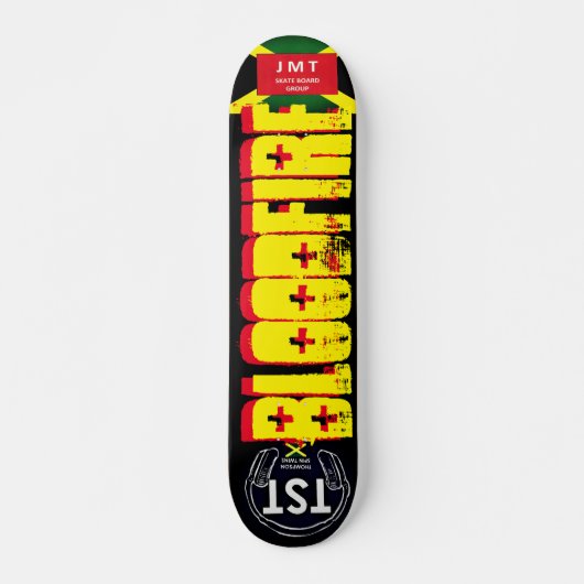 BLOODFIRE JMT Skateboard, 7 ¾ inch deck Persoonlijk Skateboard (Voorkant)