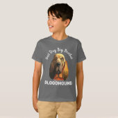Bloodhondbeste grote broer ooit T-Shirt (Voorkant volledig)