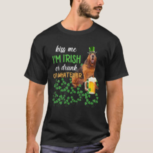 Bloodhondje weet dat ik Iers ben of Drink of wat d T-shirt