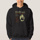 Bloodhound Best Human Trainer zal elke mens traine Hoodie (Voorkant)