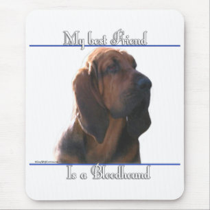 Bloodhound Beste Vriend; Bloodhound geschenken; Muismat