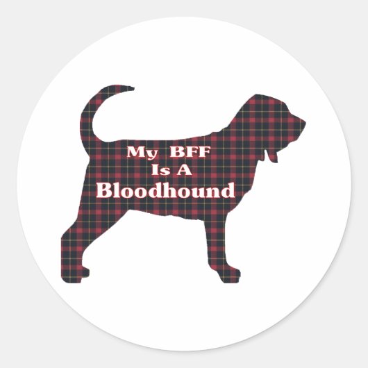 Bloodhound BFF Sticker (Voorkant)