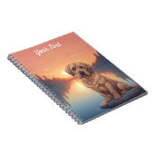 Bloodhound bij het meer notitieboek (Rechterzijde)
