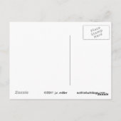 Bloodhound Birthday Briefkaart (Achterkant)