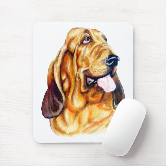 Bloodhound Bust Muismat (Met muis)