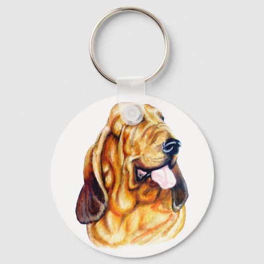 Bloodhound Bust Sleutelhanger (Voorkant)