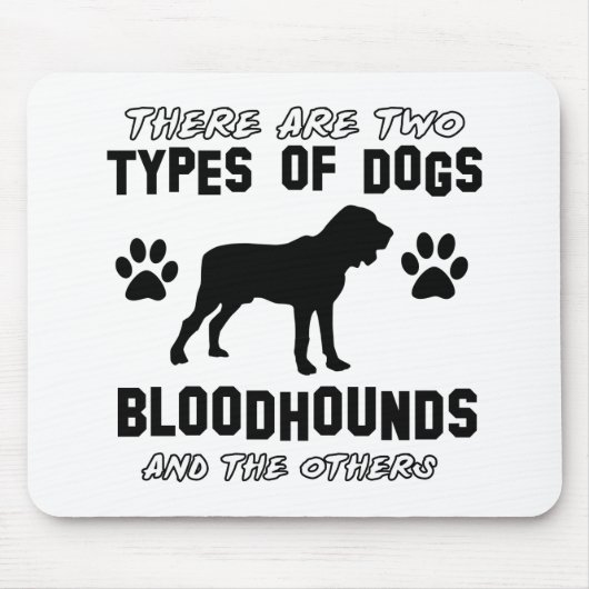 BLOODHOUND cadeauobjecten Muismat (Voorkant)