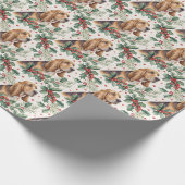 Bloodhound Christmas Wrapping Paper Cadeaupapier (Hoek)