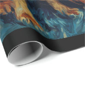 Bloodhound Cute Dog Halloween Jack O Lantern Pumpk Cadeaupapier (Rol Hoek)