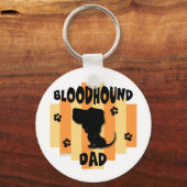 Bloodhound Dad Sleutelhanger (Voorkant)