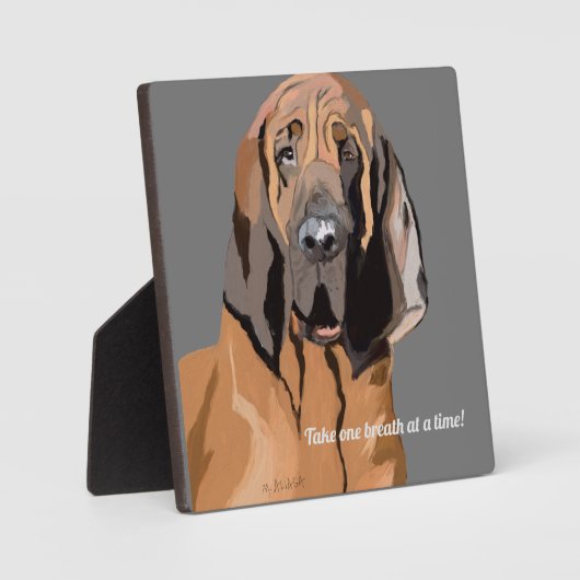 Bloodhound Digital Tekening Fotoplaat (Voorkant)