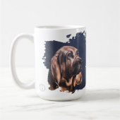 Bloodhound dog love mug  koffiemok (Links)