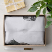 Bloodhound dog portrait tissuepapier (Geschenk)