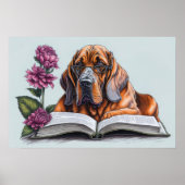 Bloodhound Dog Poster (Voorkant)