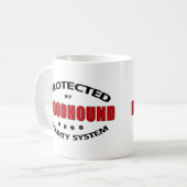 Bloodhound Dog Security Koffiemok (Voorkant links)