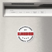 Bloodhound Dog Security Magneet (Insitu (Vaatwasser))