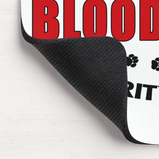 Bloodhound Dog Security Muismat (Hoek)