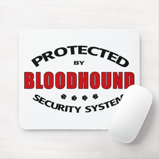 Bloodhound Dog Security Muismat (Met muis)