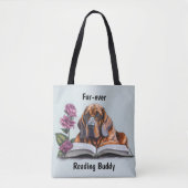 Bloodhound Dog Tote Bag (Voorkant)