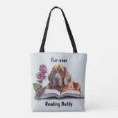 Bloodhound Dog Tote Bag (Achterkant)