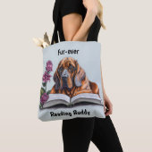 Bloodhound Dog Tote Bag (Dichtbij)