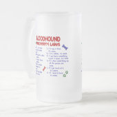 BLOODHOUND Eigendomwetten 2 Matglas Bierpul (Voorkant links)