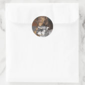 Bloodhound en Miniatuur Schnauzer Stickers (Tas)