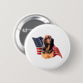 Bloodhound Flag Ronde Button 5,7 Cm (Voorkant /achterkant)