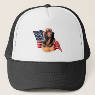Bloodhound Flag Trucker Pet