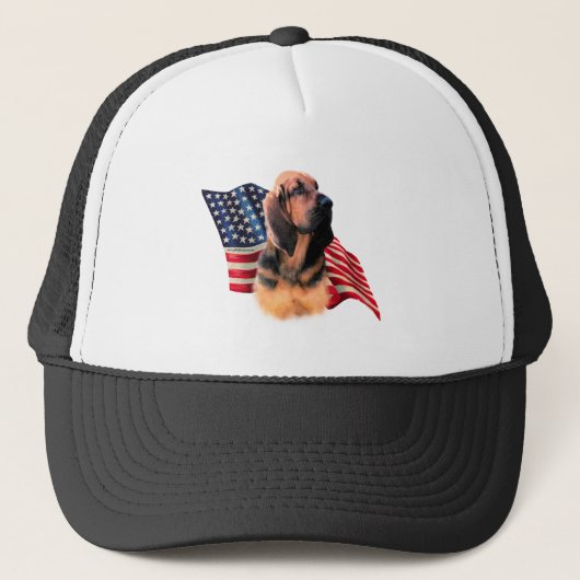 Bloodhound Flag Trucker Pet (Voorkant)