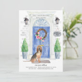 BloodHound Front Deur Moving Announance Kaart (Staand voorkant)