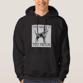 Bloodhound funny dog lover gift hoodie (Voorkant)