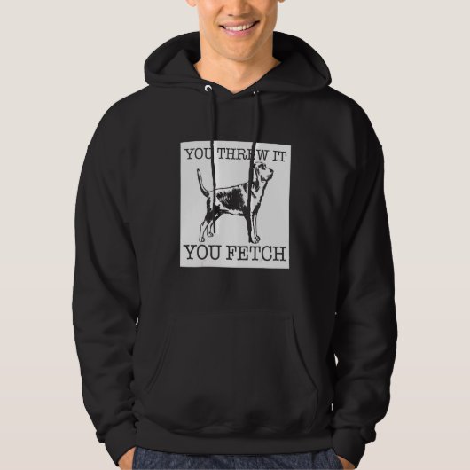 Bloodhound funny dog lover gift hoodie (Voorkant)