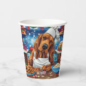 Bloodhound Holiday Baking: Feestelijke Kerst Papieren Bekers (Voorkant)