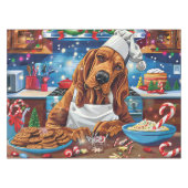 Bloodhound Holiday Baking: Feestelijke Kerst Tafelkleed (Voorkant (Horizontaal))