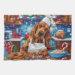 Bloodhound Holiday Baking: Feestelijke Kerst Theedoek