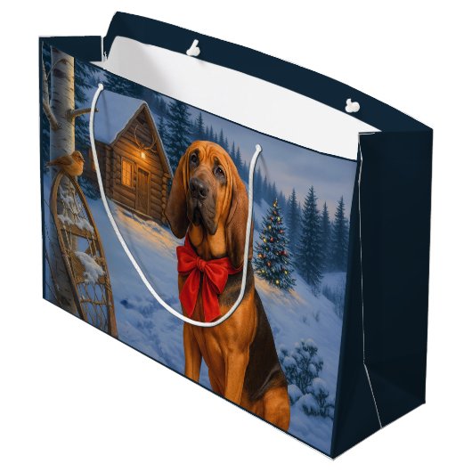Bloodhound Holiday  Groot Cadeauzakje (Achterkant Gekanteld)