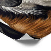 Bloodhound - Hond Art Print (Hoek)