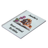 Bloodhound hond gepersonaliseerd notitieboek (Linkerzijde)
