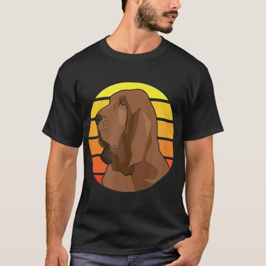 Bloodhound Hondenliefhebber Gift T-shirt (Voorkant)