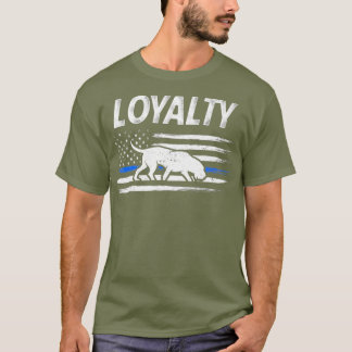 Bloodhound K9 Politie Loyalty Thin T-shirt