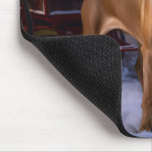 Bloodhound Kerst Feestelijke Periode Muismat (Hoek)