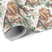 Bloodhound Kerst Inpakpapier (Rol Hoek)