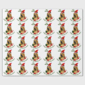 Bloodhound kerstavond cadeaupapier (Vlak)