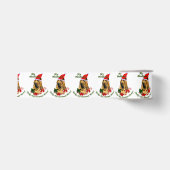 Bloodhound kerstavond grosgrain lint (Voorkant)