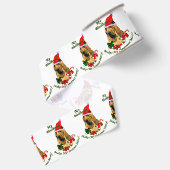 Bloodhound kerstavond grosgrain lint (Achterkant)