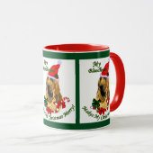 Bloodhound kerstcadeautjes mok (Voorkant rechts)