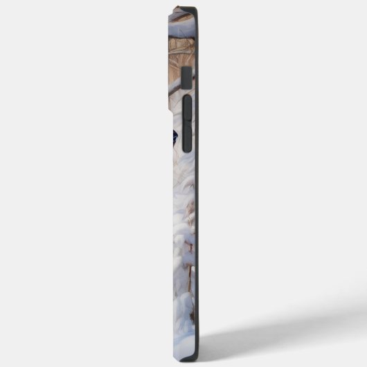 Bloodhound Laat het sneeuwen Kerstmis Case-Mate iPhone Case (Achterkant / Links)